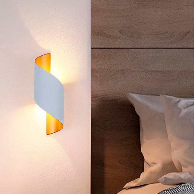 Aplique 6w Led Metal Blanco/bronceado Lh-3518 Z