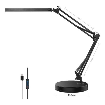 Lampara Led De Mesa Con Brazo Articulado Y Base  Blanco Frío