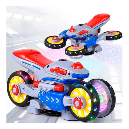 Moto Giratoria Con Luz Y Sonido Moto Giratoria
