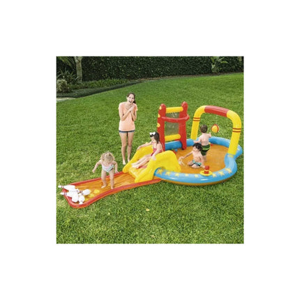 Piscina Interactiva Inflable Sports Bestway 53068 De 314 L Colorido