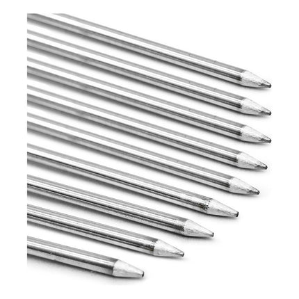 Pincho Simple  P/ Asado Parrilla Churrasco 30cm 10 Piezas