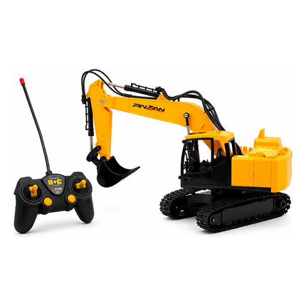Excavadora A Control Con Luz Y Movimientos Amarillo