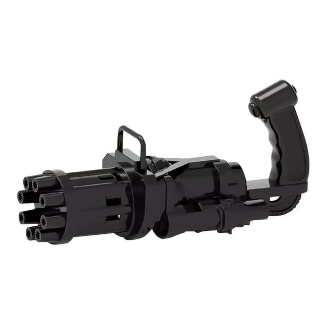 Burbujero Pistola  Automática Con Luces  Ametralladora Negro Negro