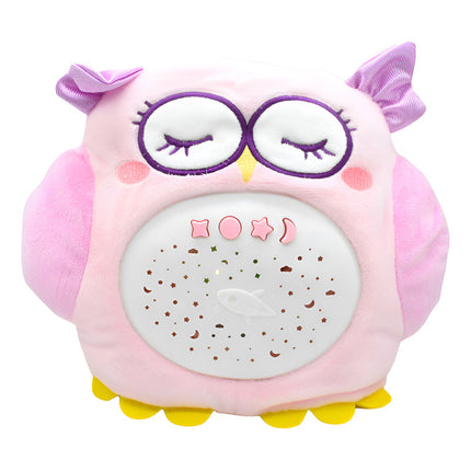 Buho De Peluche Veladora Rosado Rosado