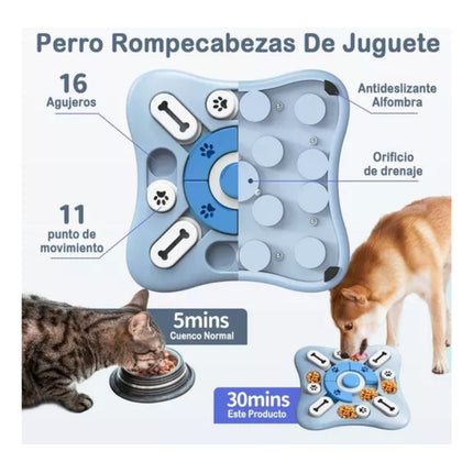 Juguete Interactivo Rompecabezas Dispensador Para Perro Gato X