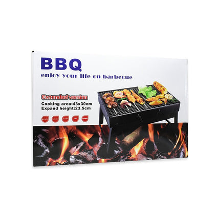 Brasero Parrilla Metalico 43x30x23.5cm Vr-1756 Negro