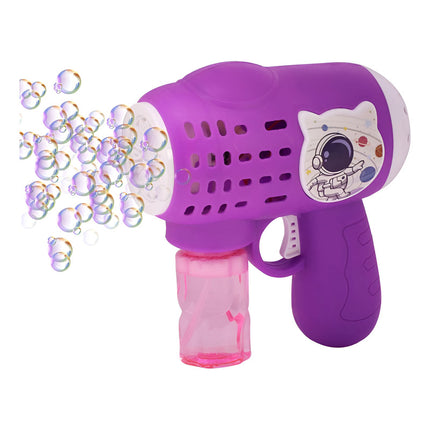 Pistola De Burbujas Astronauta Con Luz
