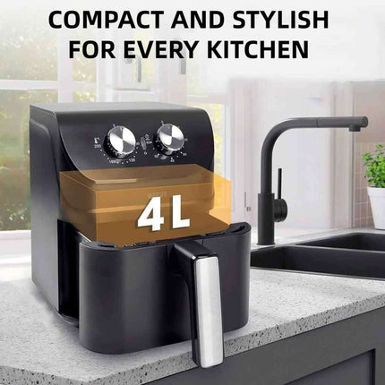 Freidora Sin Aceite Marvo Haf-086 Negro Negro