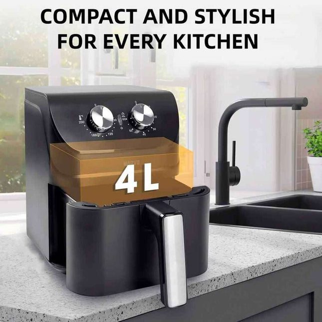 Freidora Sin Aceite Marvo Haf-086 Negro Negro