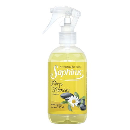 Textil Saphirus Flores Blancas 250ml