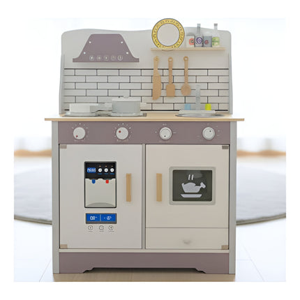 Cocina De Madera Con Accesorios Juguete Cgf01020 Gris Oscuro