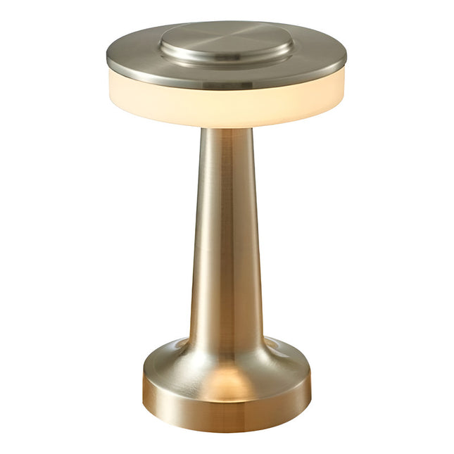 Lampara Led De Mesa Recargable Táctil Blanco Frío