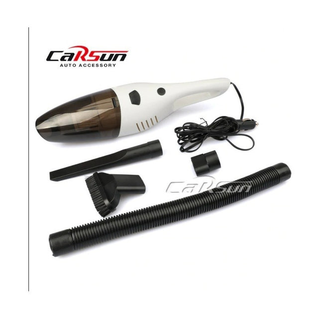 Aspiradora De Coche Dc 12v De Alta Potencia, 4000pa Blanco