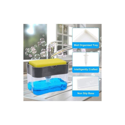 Dispensador De Jabon Para Esponja 2 En 1  Soporte