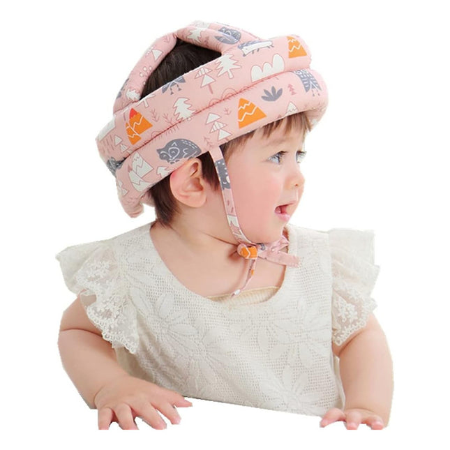 Protector De Cabeza De Bebé, Casco De Bebé Para Gatear Rosado 1