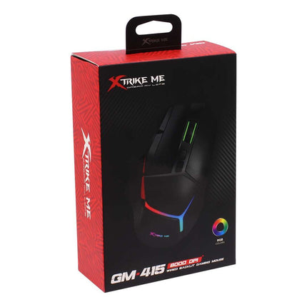 Mouse Gamer Xtrike Cableado Me Gm-415 Negro