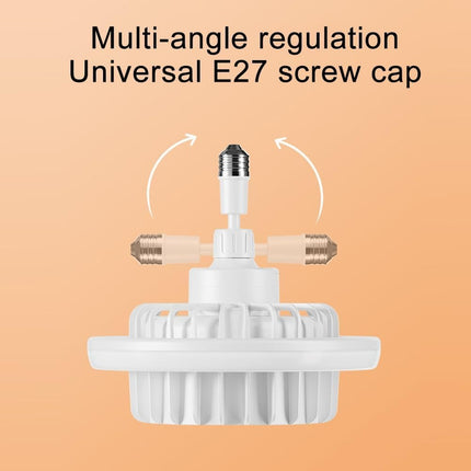 Lampara Con Caloventilador Pase E27 Lampara + Estufa V