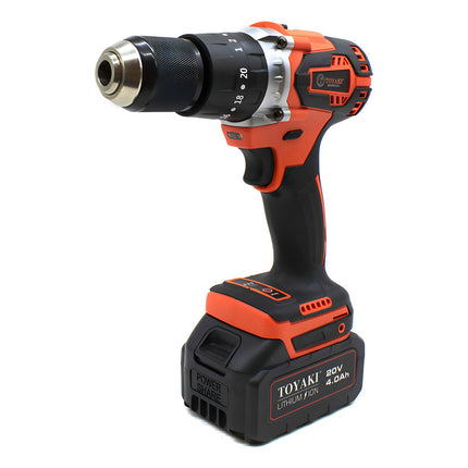 Taladro De Impacto 13mm 20v Toyaki Tk-868h  Frecuencia 60 Naranja Oscuro 60