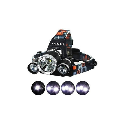 Linterna Minero 3 Led Recargable Caza/pesca Oferta