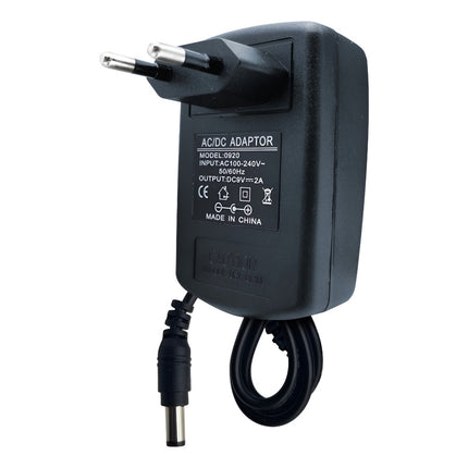 Power Adaptor 220v 9v 2a Para Equipos De Audio Portátiles  Negro