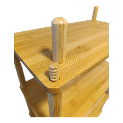 Mueble Estanteria De Bambu 4 Estantes Nuevo Madera