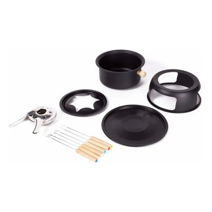 Set Fondue 6 Comensales Negro