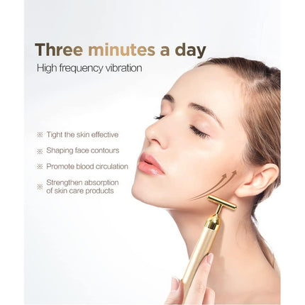 Masajeador Facial Ionizado Vibratorio Contorno De Ojos T