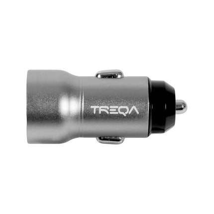 Mini  Treqa Cargador Metal 12 V Para Auto Cc-331