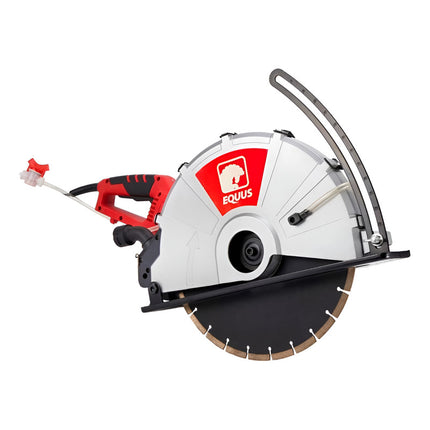 Sierra Cortadora Concreto Portable Equus 2600w Profesional Rojo