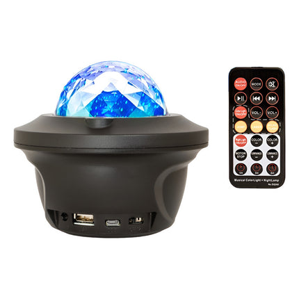 Mini Proyector De Estrellas C/ Control Negro