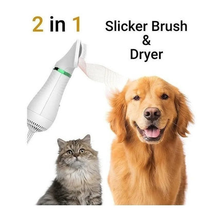 Secador De Pelo Y Cepillo Para Mascotas Gatos Perros 300w