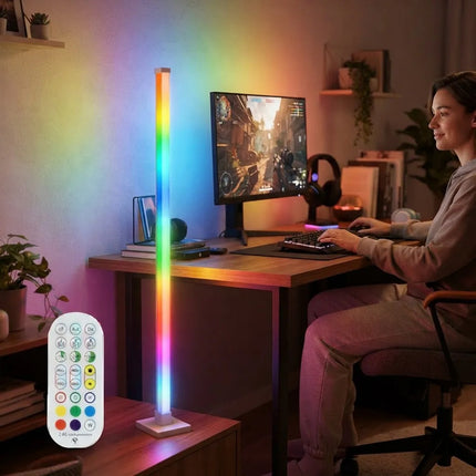 Tira Led Rgb Esquinera 70 Leds Audiorítmica Rgbic Rgb