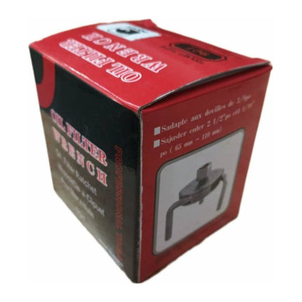 Llave Saca Filtro De Aceite 3 Patas Equus - Con Acople
