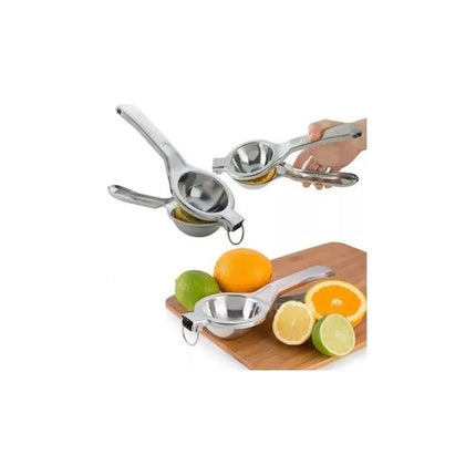 Exprimidor Manual De Frutas En Acero Inoxidable Acero Inoxidable (plateado)