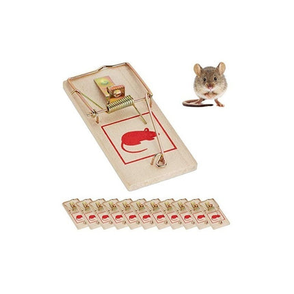 Trampa Madera  Ratones Roedores X 4 Unidades