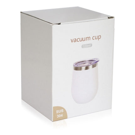 Mate Simil Marmol Blanco Gris C/tapa 320ml