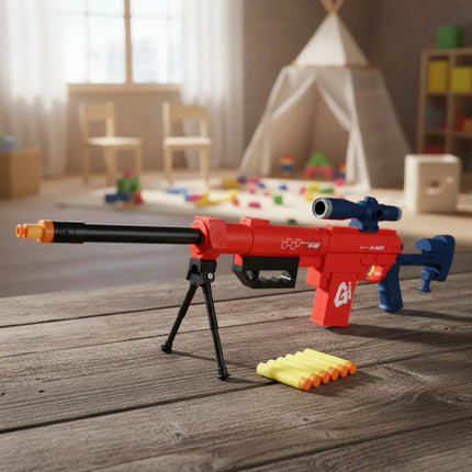 Rifle Lanzador Con Dardos 70cm Ty372927a V