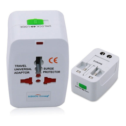 Adaptador Enchufe De Corriente Universal Ideal Viaje