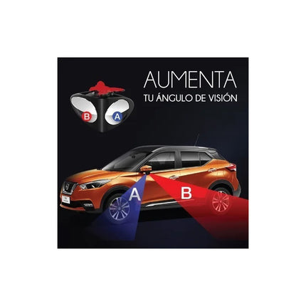 Espejo Punto Ciego Auto Moto Camión Doble Visión  Izquierdo