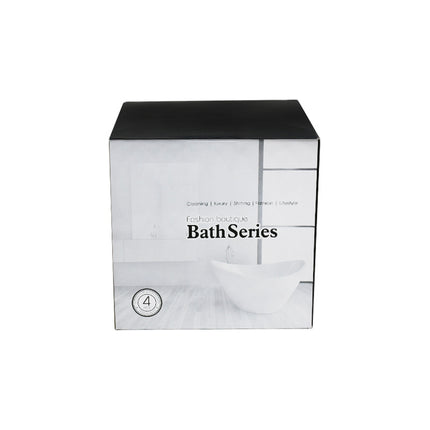 Juego Ceramico Para Baño 4pz Marmolado Lh-3645