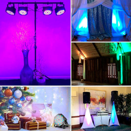 Foco De Luz 36 Led Rgb Dmx Audioritmico Con Control