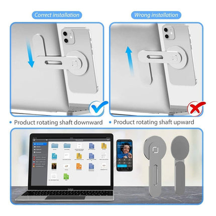 Soporte Celular Magnetico Para El Monitor Brazo Plegable