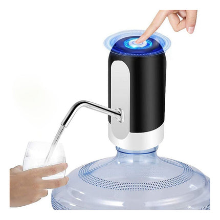 Dispensador De Agua Automatico P/bidon Bomba  Blanco/negro