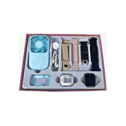 Smartwatch Set Reloj Digital + Air Pods + Ventilador Va