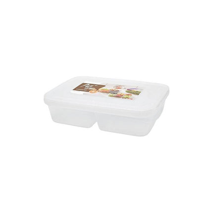Recipiente Plastico Con Tapa Y Separaciones Chw03355 Transparente