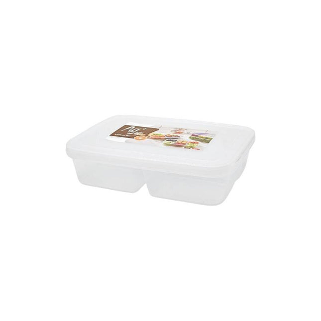 Recipiente Plastico Con Tapa Y Separaciones Chw03355 Transparente