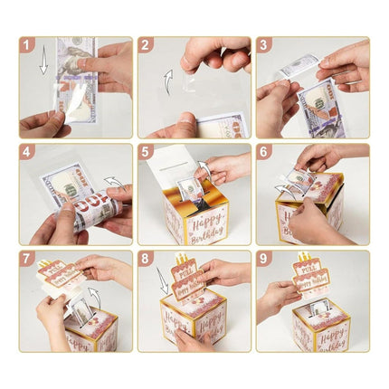 Caja De Dinero Para Cumpleaños V