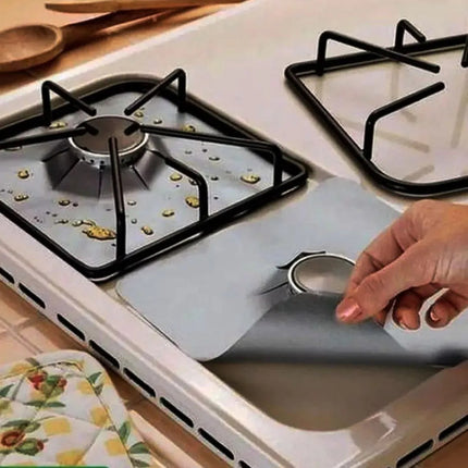 Protector De Hornallas En Aluminio Set X 12 Piezas Cocina