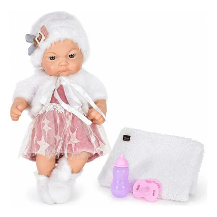 Muñeca Bebé Con Manta Y Accesorios Ty372921b