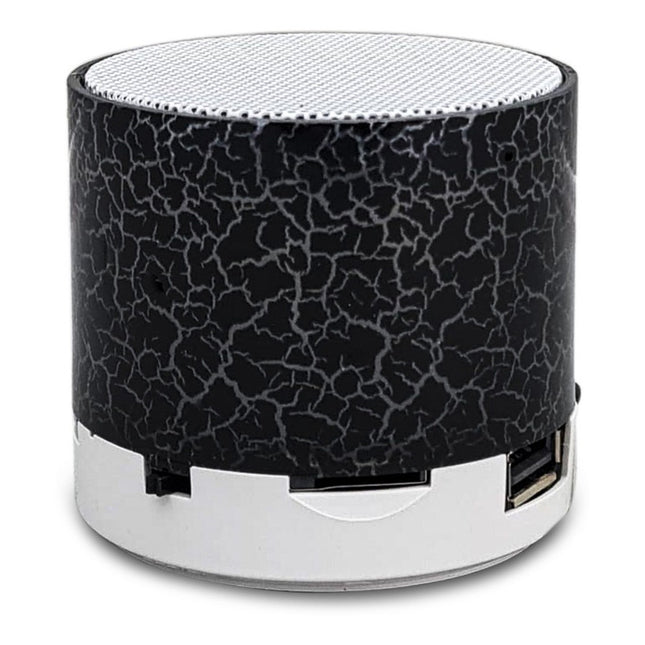 Parlante Portable Cilindrico C/bluetooth  Craquelado  Varios